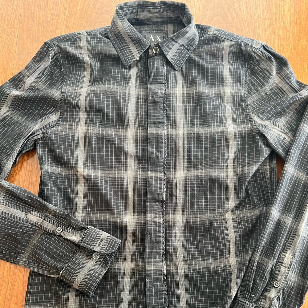 Armani Exchange long sleeved button-down